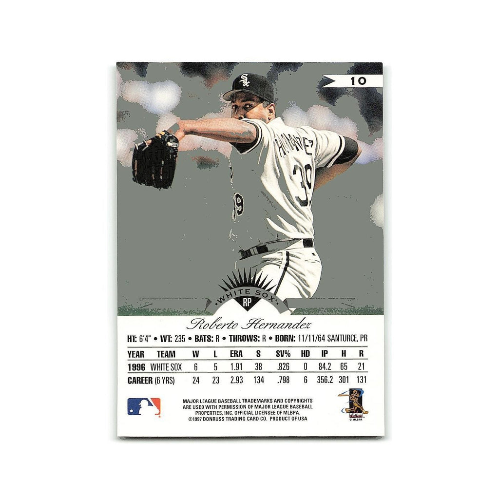 Roberto Hernandez 1997 Leaf #10 Chicago White Sox Baseball Card NM