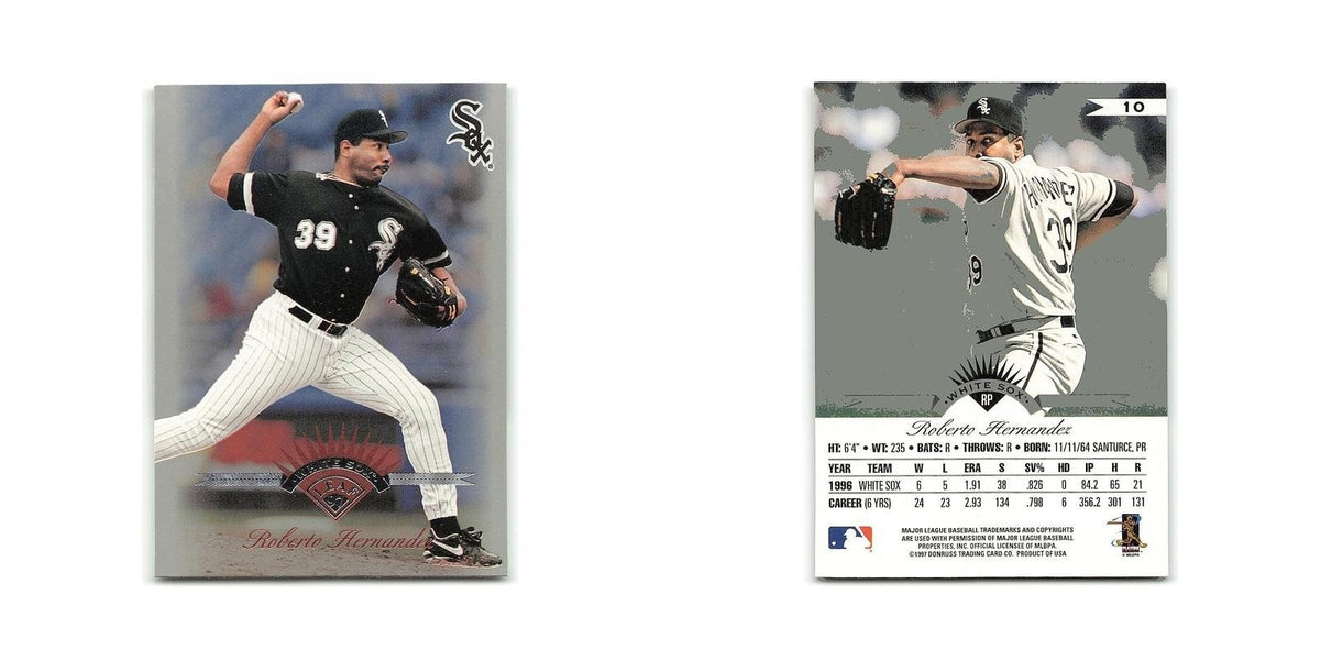 Roberto Hernandez 1997 Leaf #10 Chicago White Sox Baseball Card NM