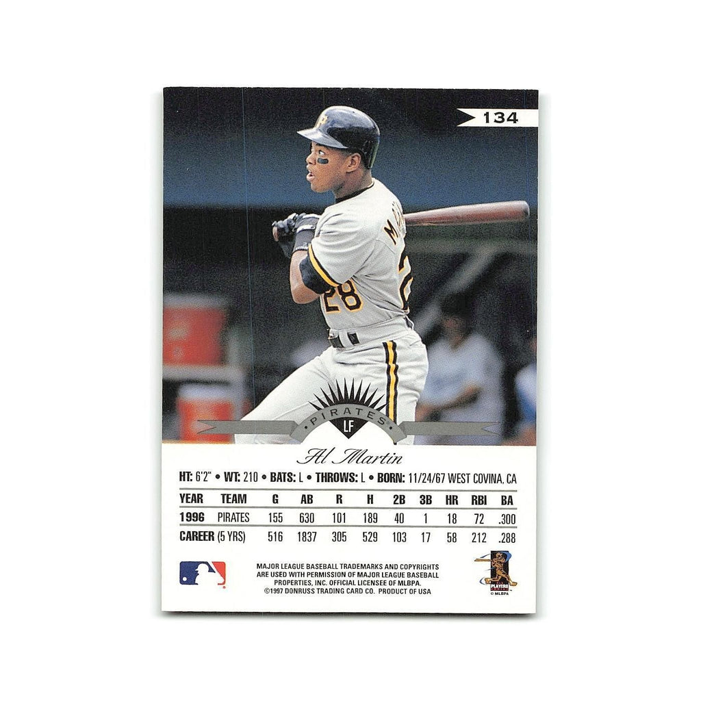 Al Martin 1997 Leaf #134 Pittsburgh Pirates Baseball Card NM