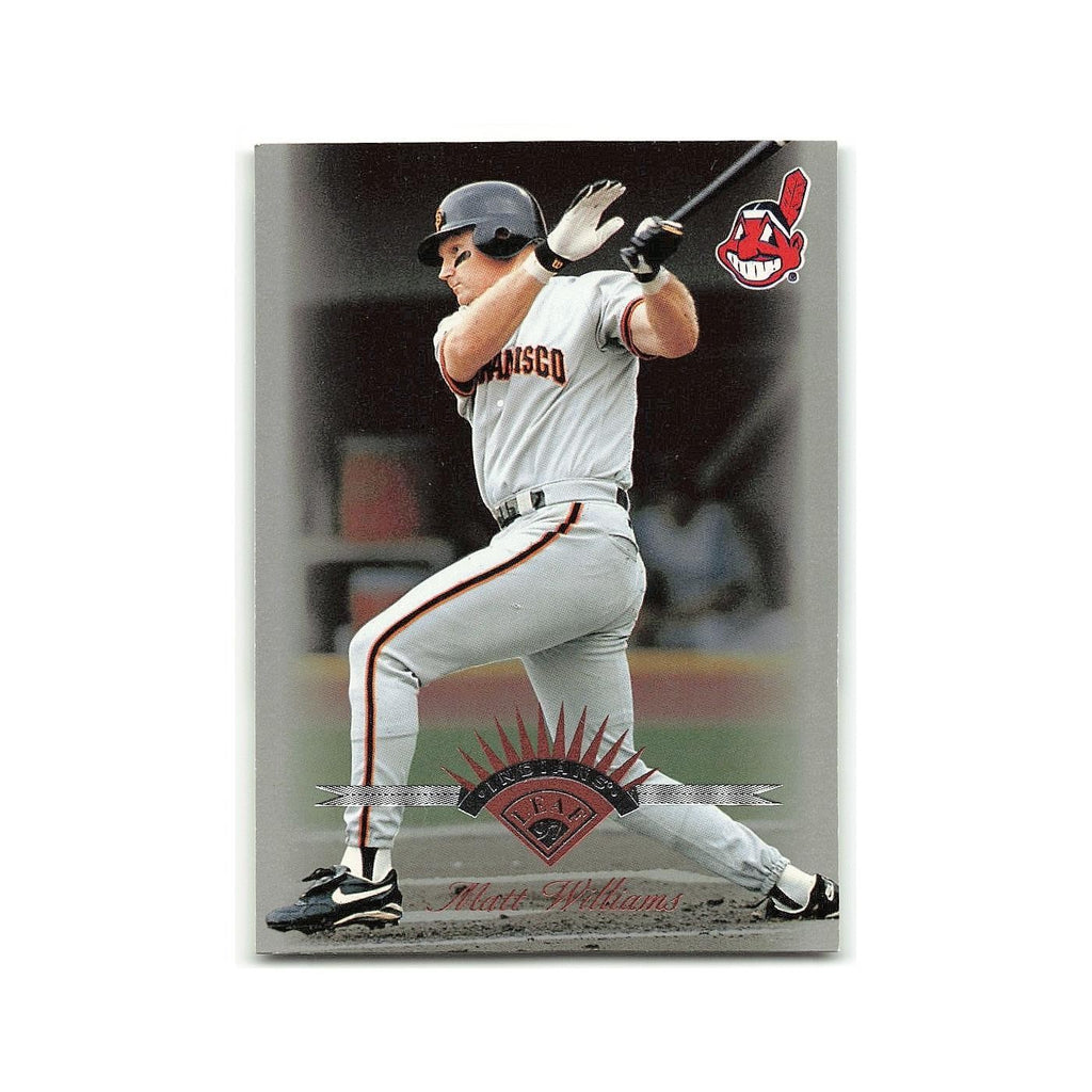Matt Williams 1997 Leaf #20 Cleveland Indians Baseball Card NM