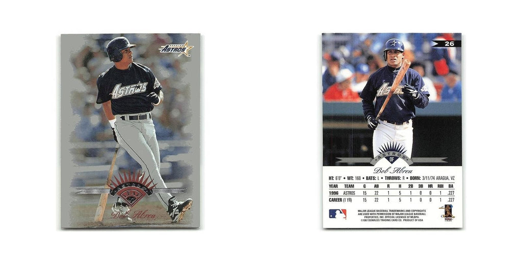 Bobby Abreu 1997 Leaf #26 Houston Astros Baseball Card NM