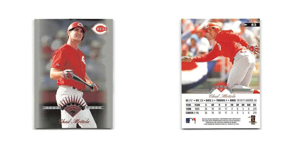 Chad Mottola 1997 Leaf #83 Cincinnati Reds Baseball Card NM