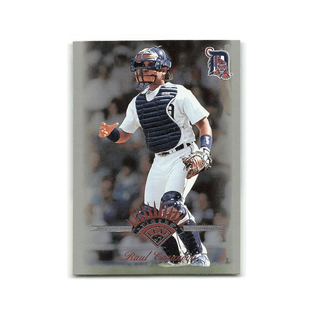 Raul Casanova 1997 Leaf #53 Detroit Tigers Baseball Card NM