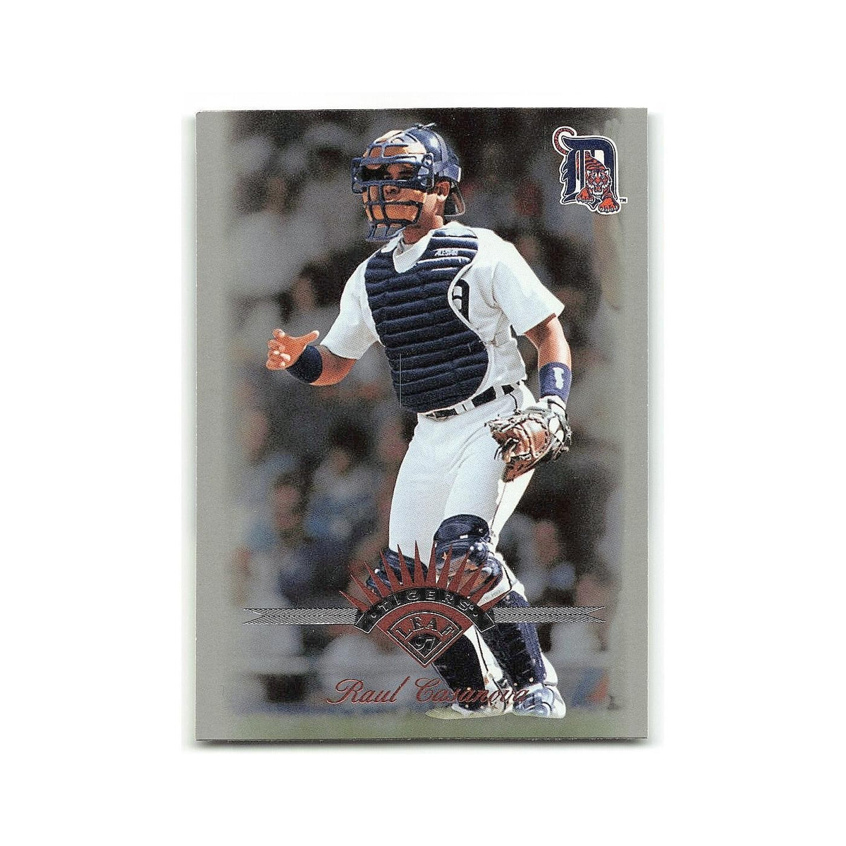 Raul Casanova 1997 Leaf #53 Detroit Tigers Baseball Card NM