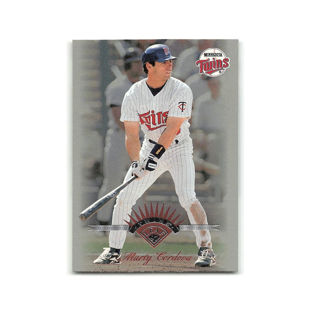 Marty Cordova 1997 Leaf #63 Minnesota Twins Baseball Card NM