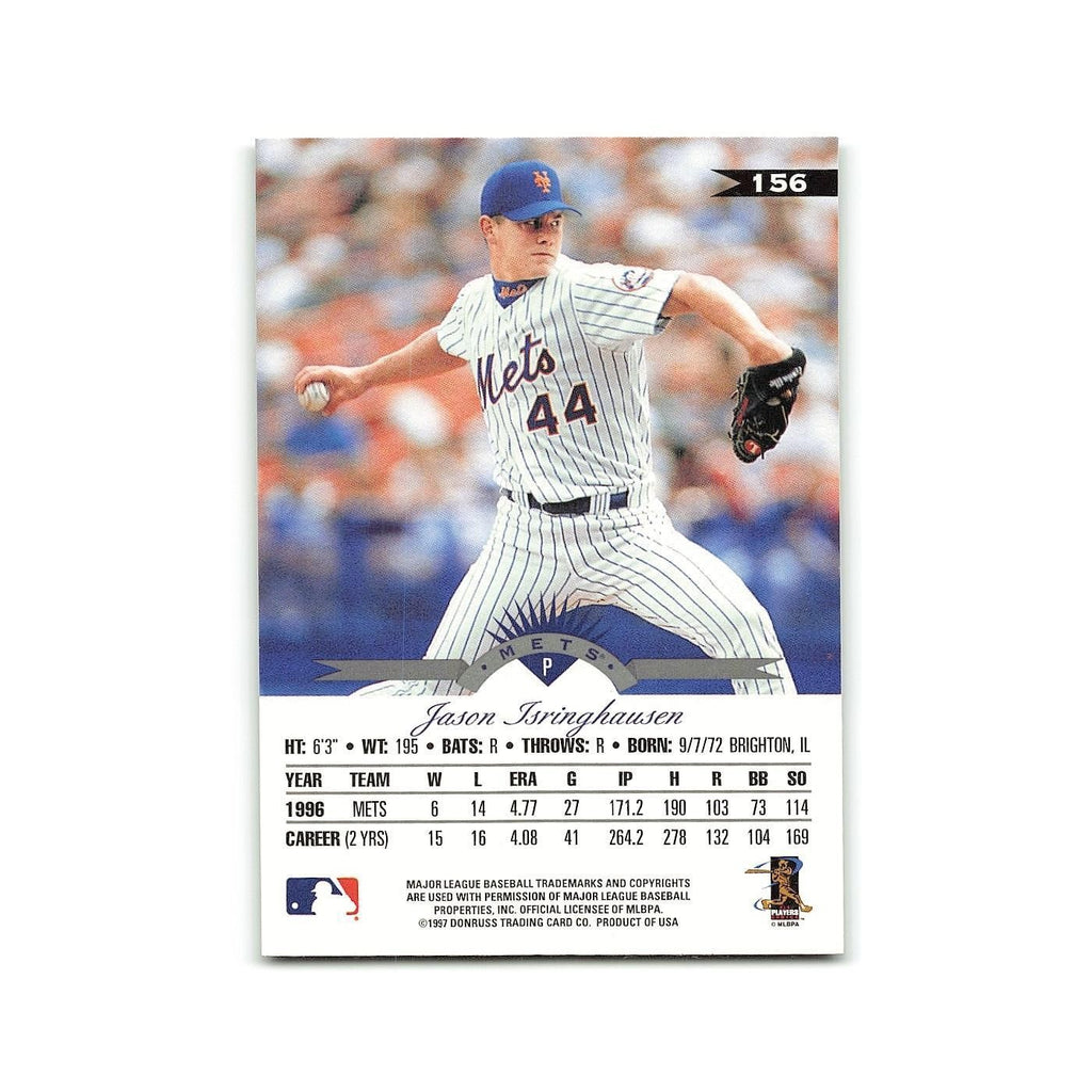 Jason Isringhausen 1997 Leaf #156 New York Mets Baseball Card NM