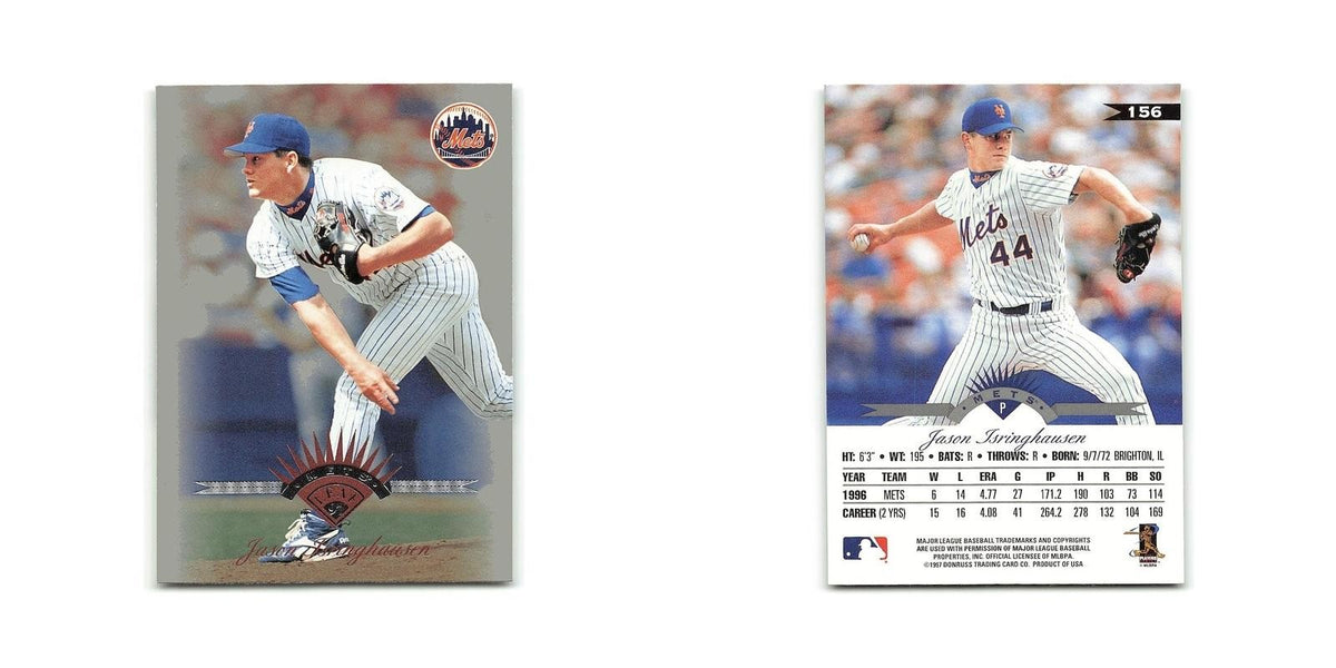 Jason Isringhausen 1997 Leaf #156 New York Mets Baseball Card NM