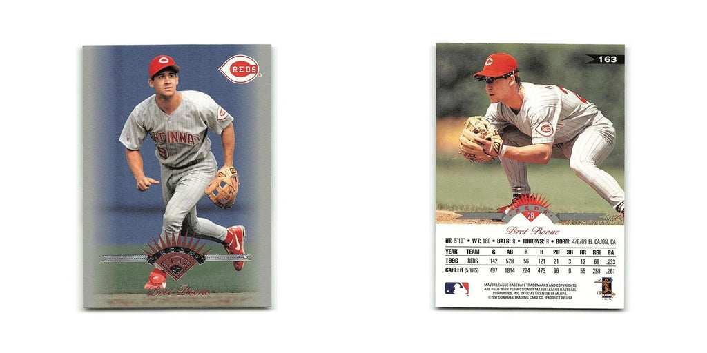 Bret Boone 1997 Leaf #163 Cincinnati Reds Baseball Card NM