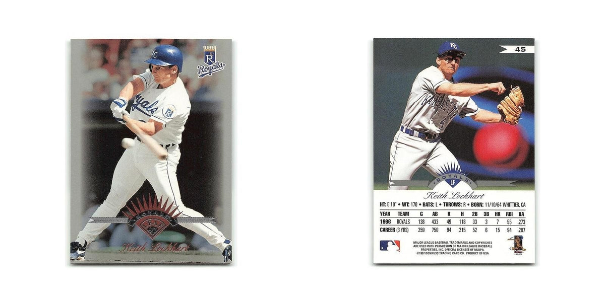 Keith Lockhart 1997 Leaf #45 Kansas City Royals Baseball Card NM
