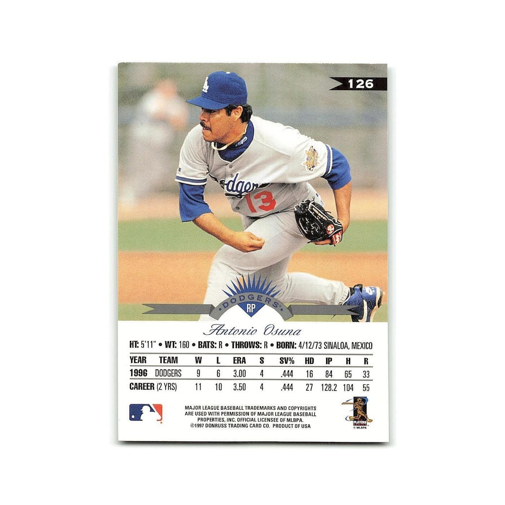 Antonio Osuna 1997 Leaf #126 Los Angeles Dodgers Baseball Card NM