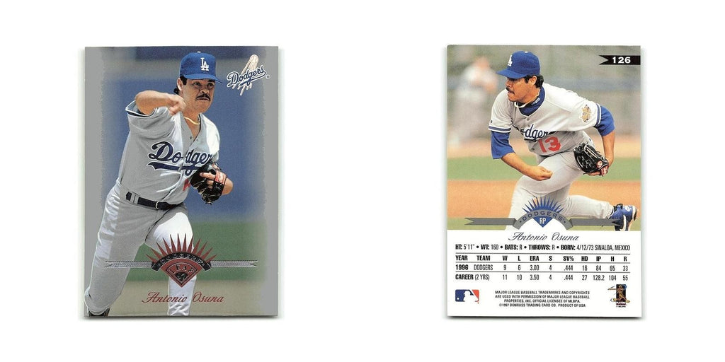 Antonio Osuna 1997 Leaf #126 Los Angeles Dodgers Baseball Card NM