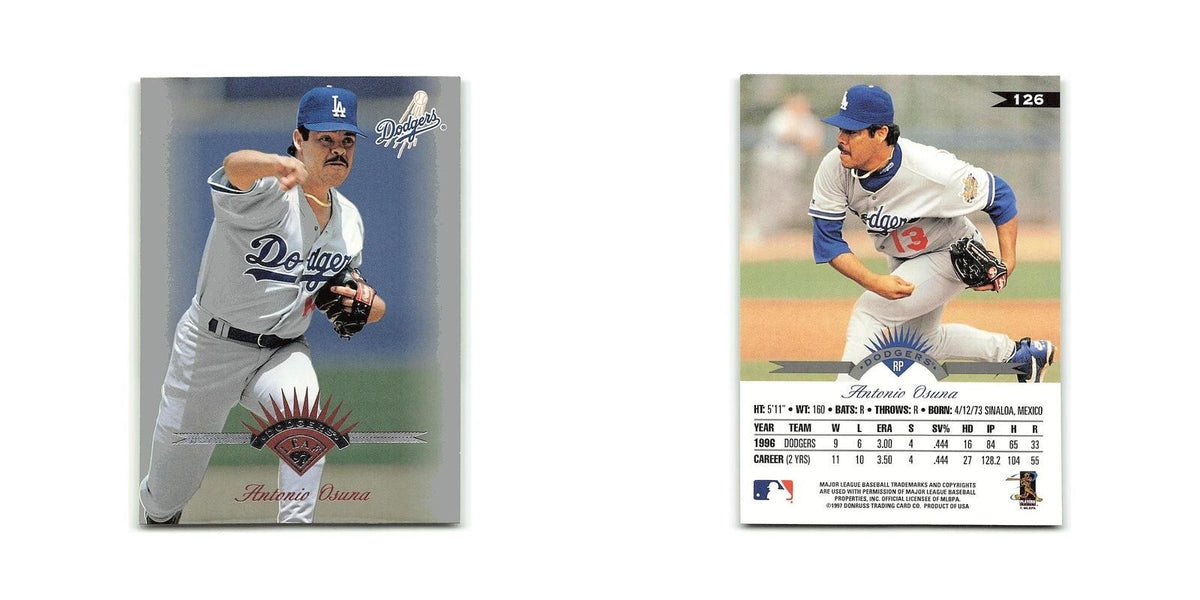 Antonio Osuna 1997 Leaf #126 Los Angeles Dodgers Baseball Card NM