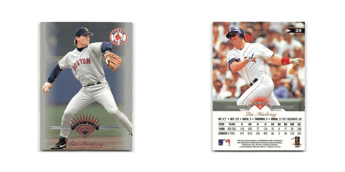 Tim Naehring 1997 Leaf #39 Boston Red Sox Baseball Card NM