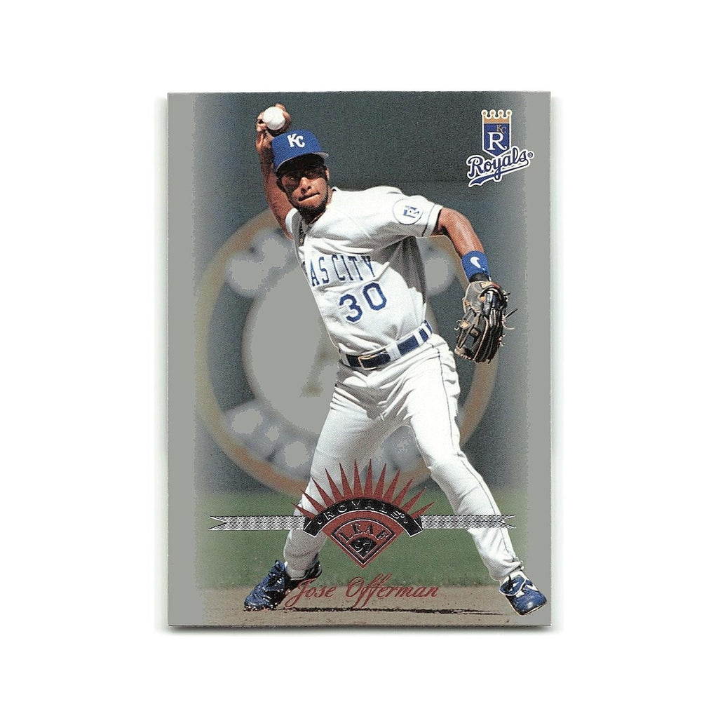 Jose Offerman 1997 Leaf #142 Kansas City Royals Baseball Card NM