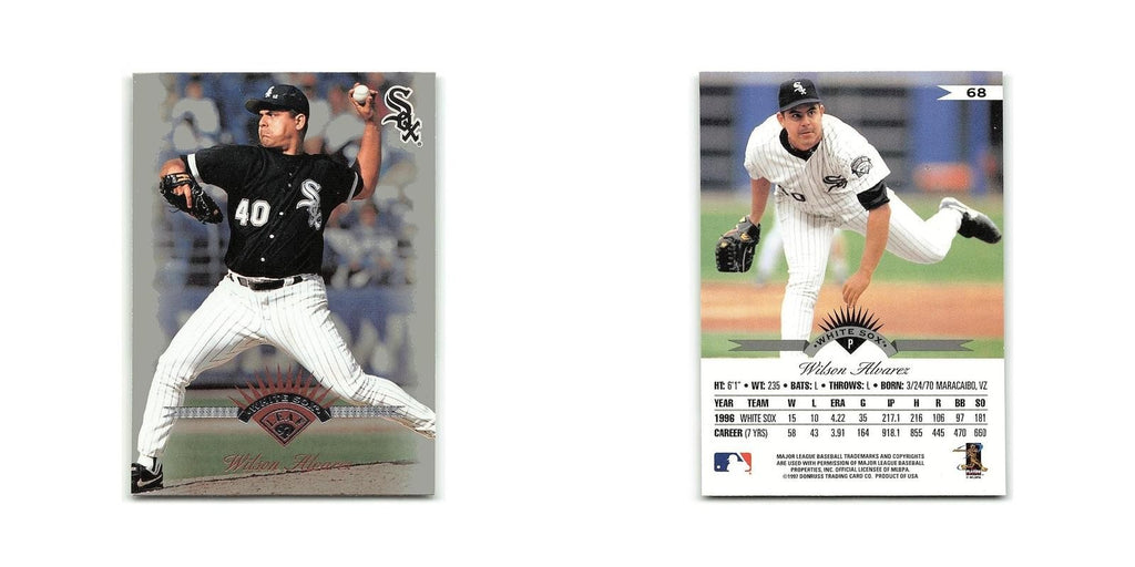 Wilson Alvarez 1997 Leaf #68 Chicago White Sox Baseball Card NM