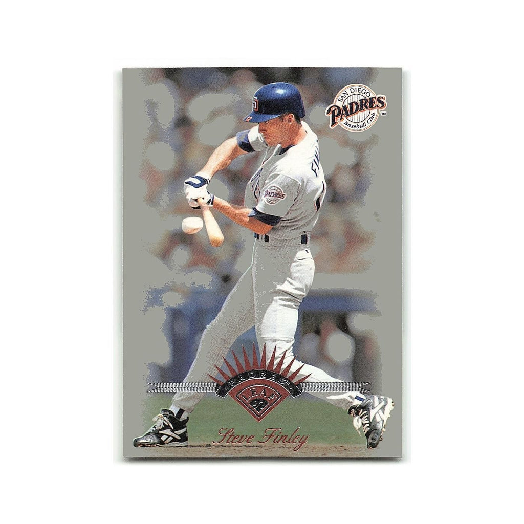 Steve Finley 1997 Leaf #100 San Diego Padres Baseball Card NM