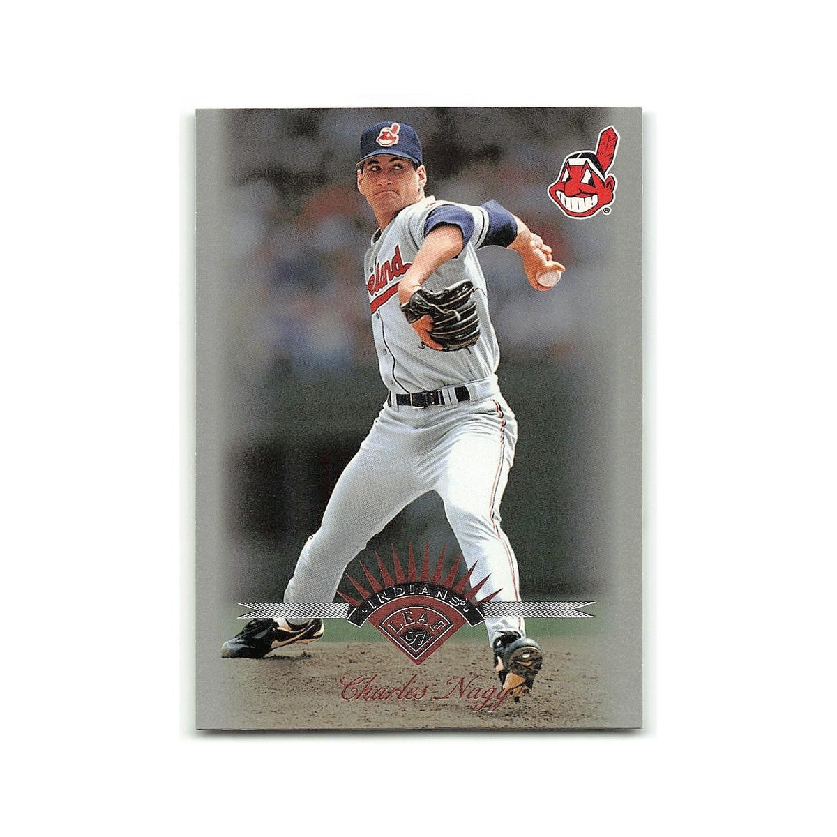 Charles Nagy 1997 Leaf #56 Cleveland Indians Baseball Card NM