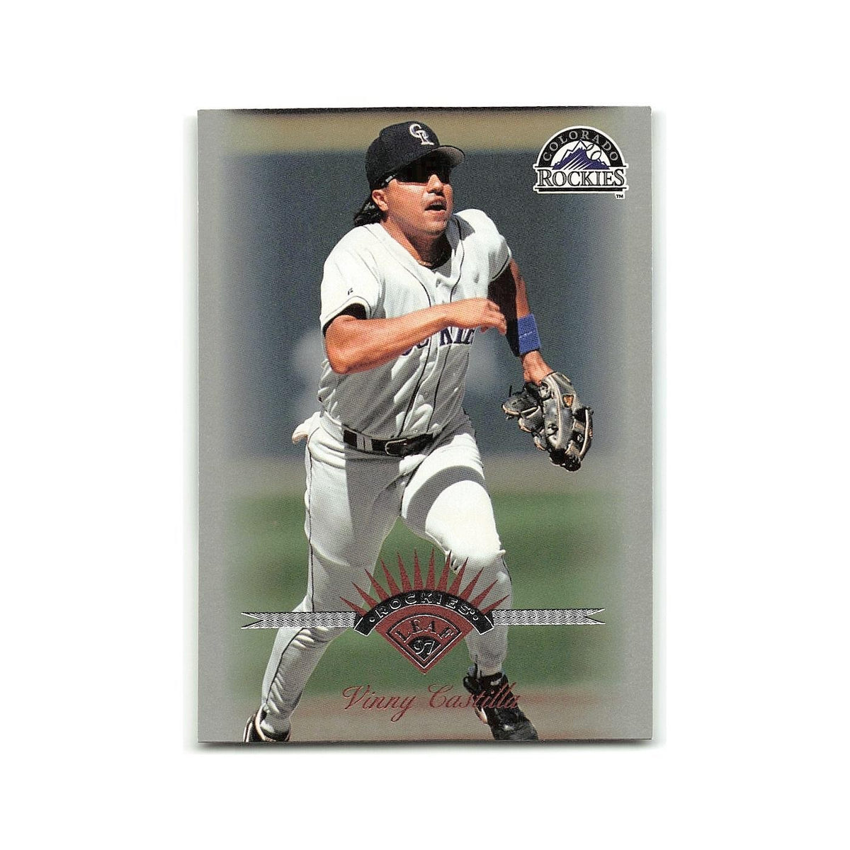 Vinny Castilla 1997 Leaf #155 Colorado Rockies Baseball Card NM