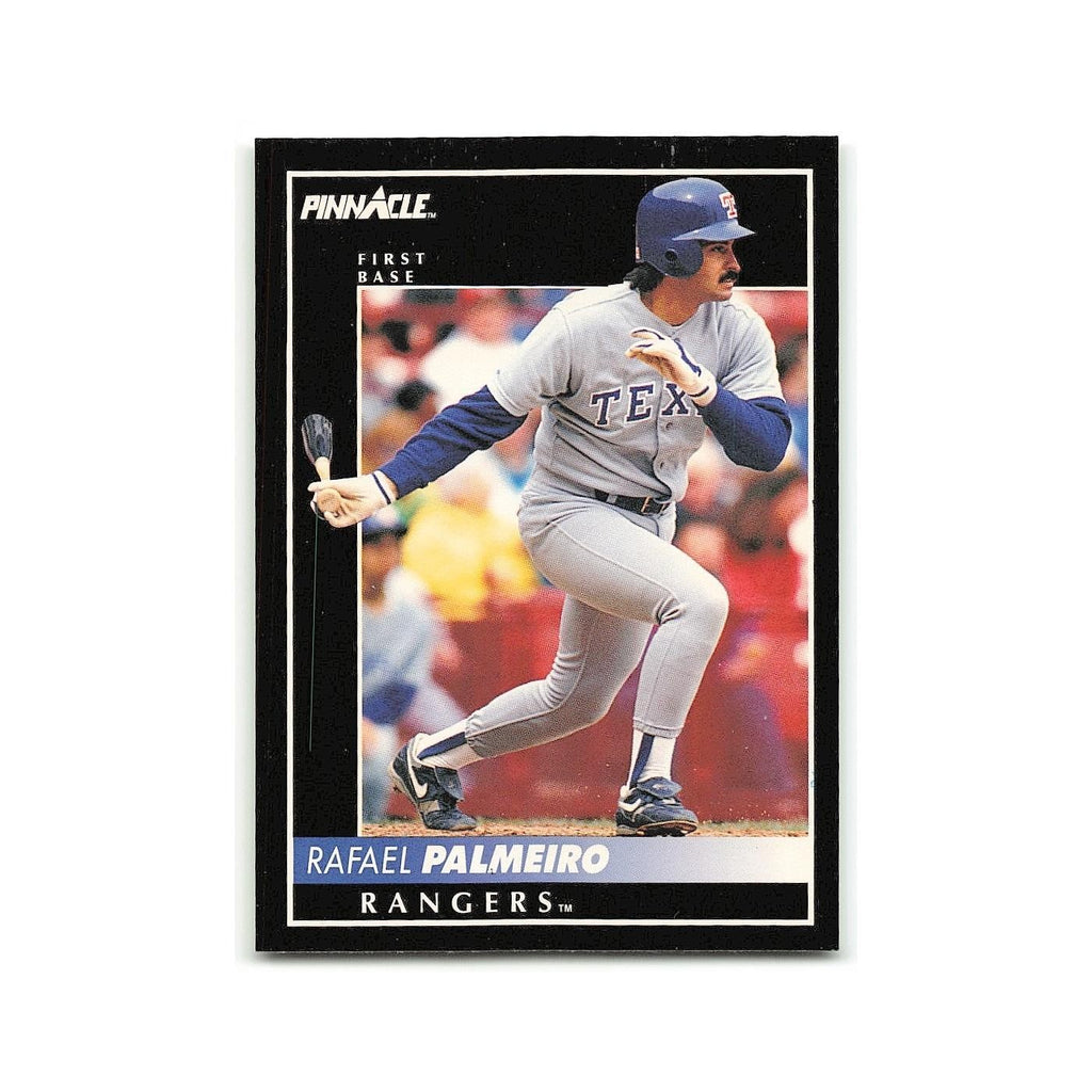 Rafael Palmeiro 1992 Pinnacle #35 Texas Rangers Baseball Card NM
