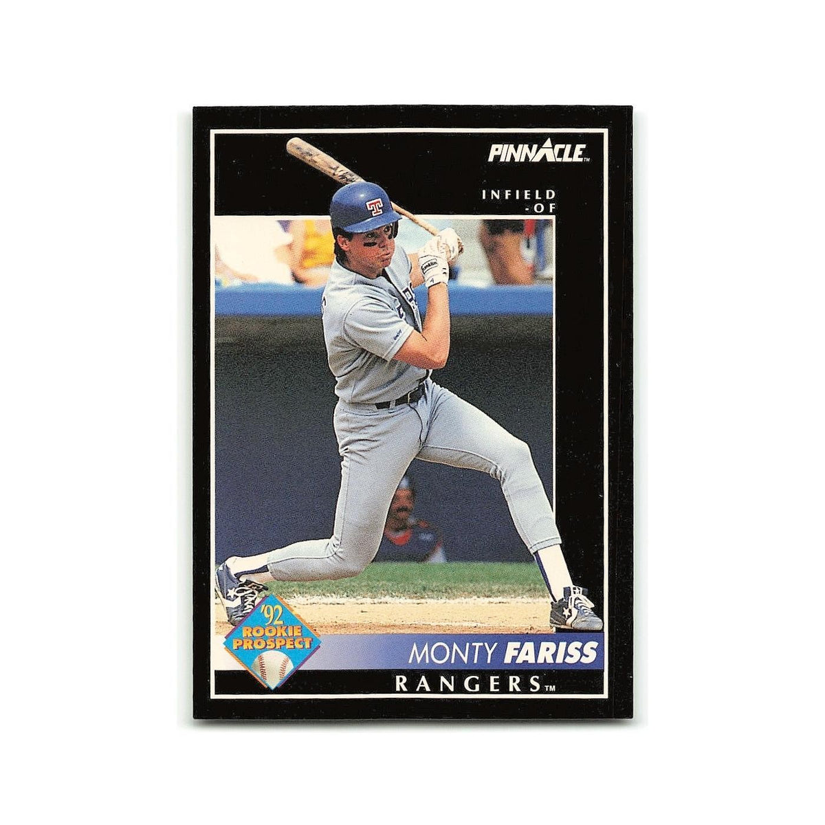 Monty Fariss Rookie 1992 Pinnacle #560 Texas Rangers Baseball Card NM
