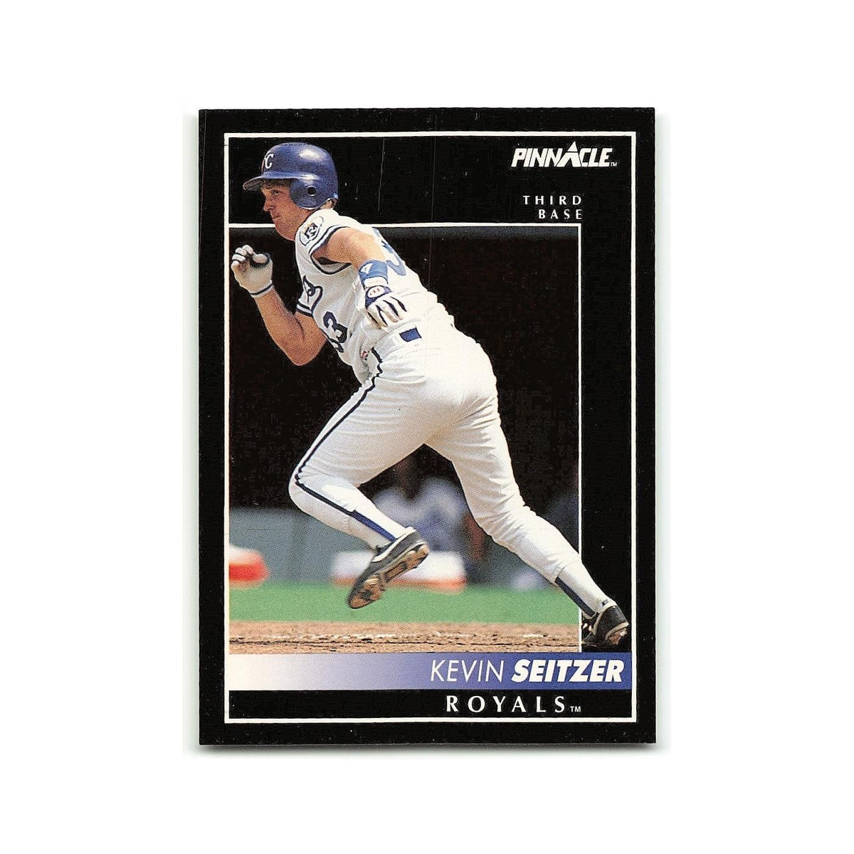 Kevin Seitzer 1992 Pinnacle #11 Kansas City Royals Baseball Card NM