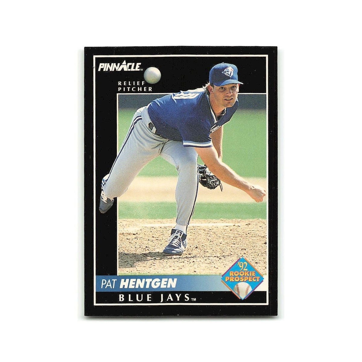 Pat Hentgen Rookie 1992 Pinnacle #563 Toronto Blue Jays Baseball Card NM