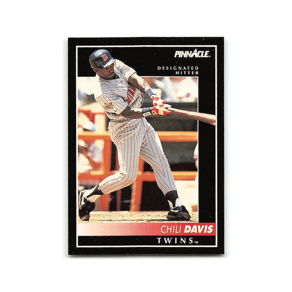 Chili Davis 1992 Pinnacle #46 Minnesota Twins Baseball Card NM