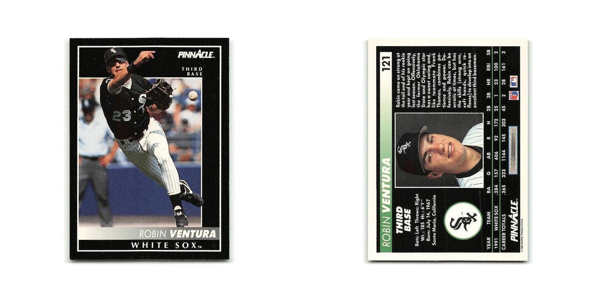 Robin Ventura 1992 Pinnacle #121 Chicago White Sox Baseball Card NM
