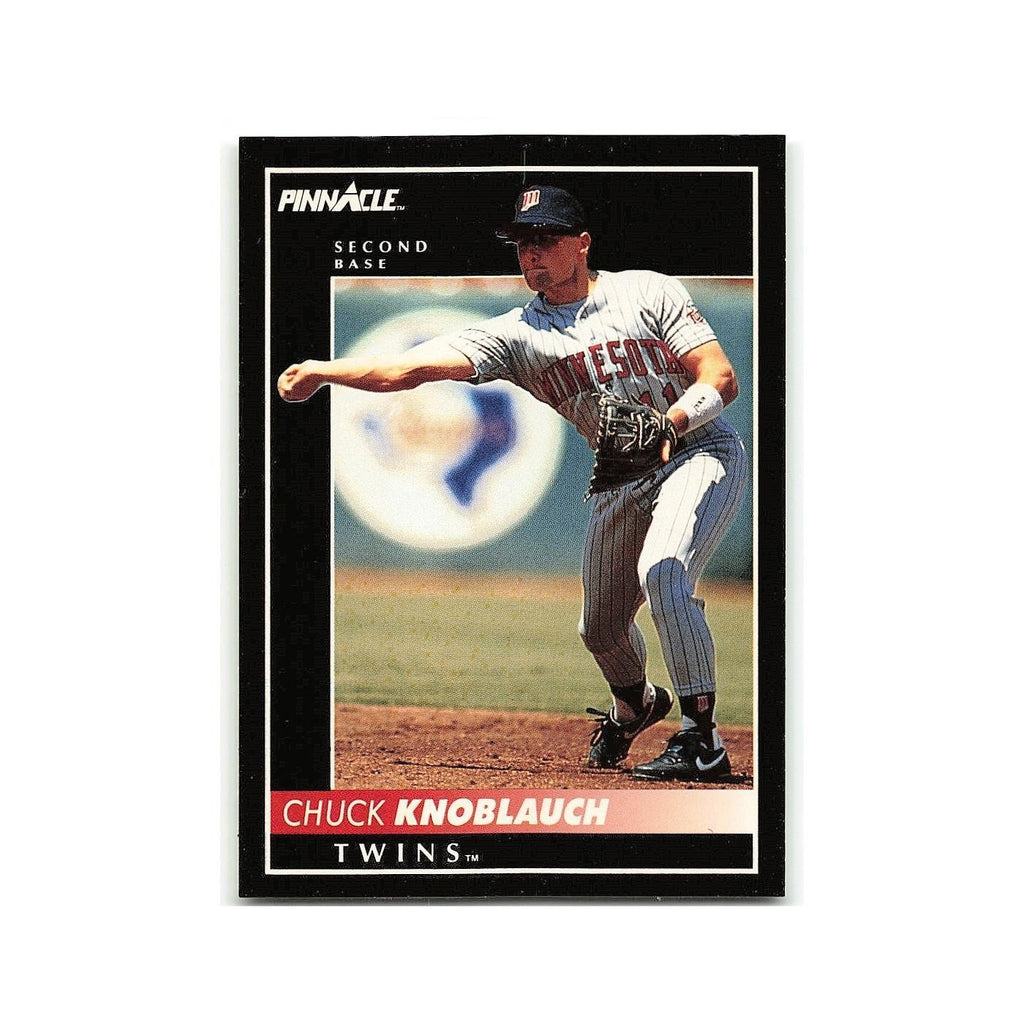 Chuck Knoblauch 1992 Pinnacle #119 Minnesota Twins Baseball Card NM