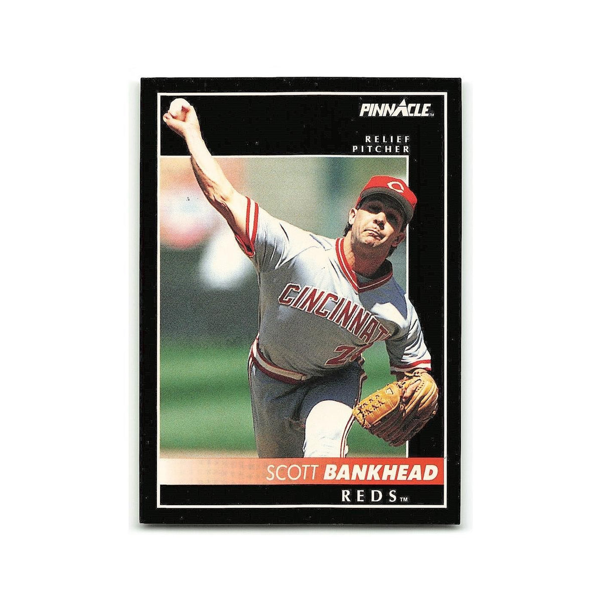 Scott Bankhead Rookie 1992 Pinnacle #580 Cincinnati Reds Baseball Card NM