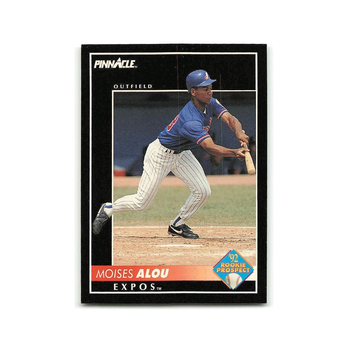 Moises Alou Rookie 1992 Pinnacle #572 Montreal Expos Baseball Card NM