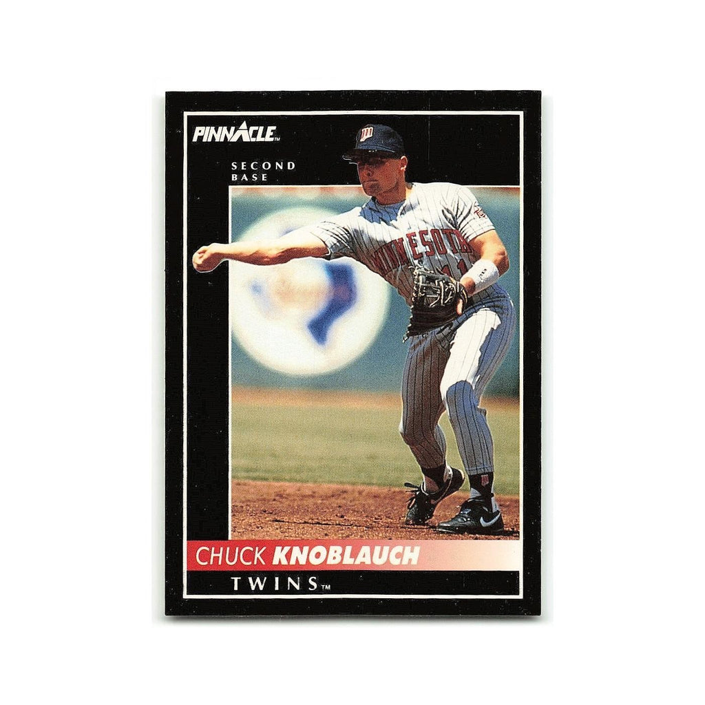 Chuck Knoblauch 1992 Pinnacle #119 Minnesota Twins Baseball Card NM