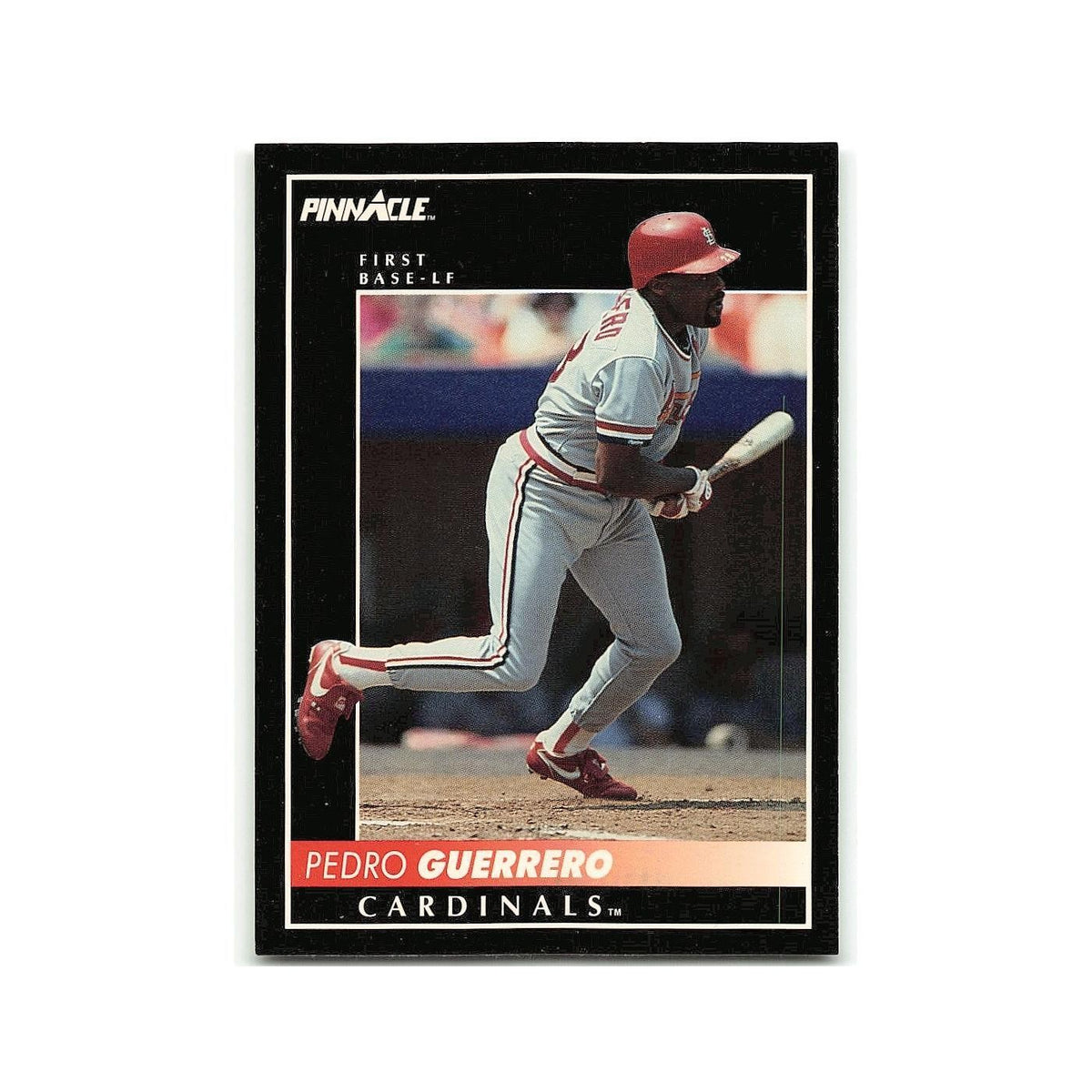 Pedro Guerrero 1992 Pinnacle #392 St. Louis Cardinals Baseball Card NM
