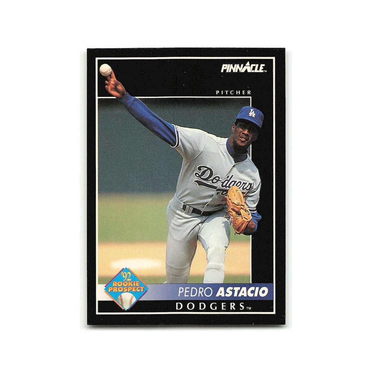 Pedro Astacio Rookie 1992 Pinnacle #551 Los Angeles Dodgers Baseball Card NM
