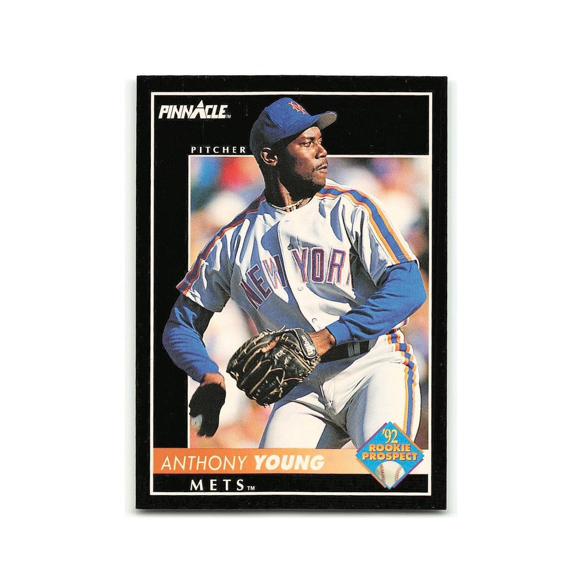 Anthony Young Rookie 1992 Pinnacle #558 New York Mets Baseball Card NM