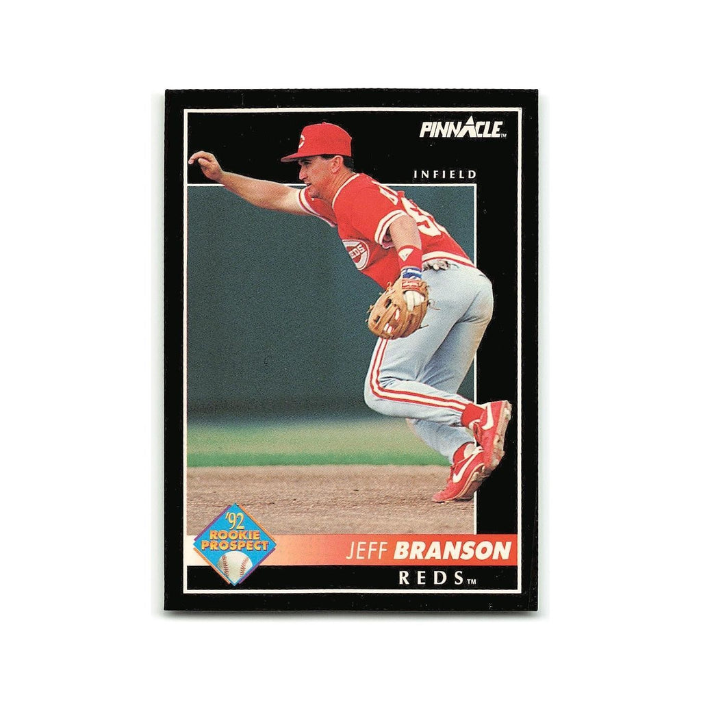 Jeff Branson Rookie 1992 Pinnacle #533 Cincinnati Reds Baseball Card NM