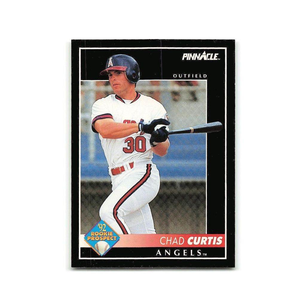 Chad Curtis Rookie 1992 Pinnacle #523 California Angels Baseball Card NM