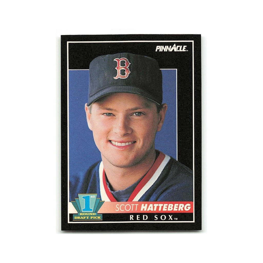 Scott Hatteberg Rookie 1992 Pinnacle #569 Boston Red Sox Baseball Card NM