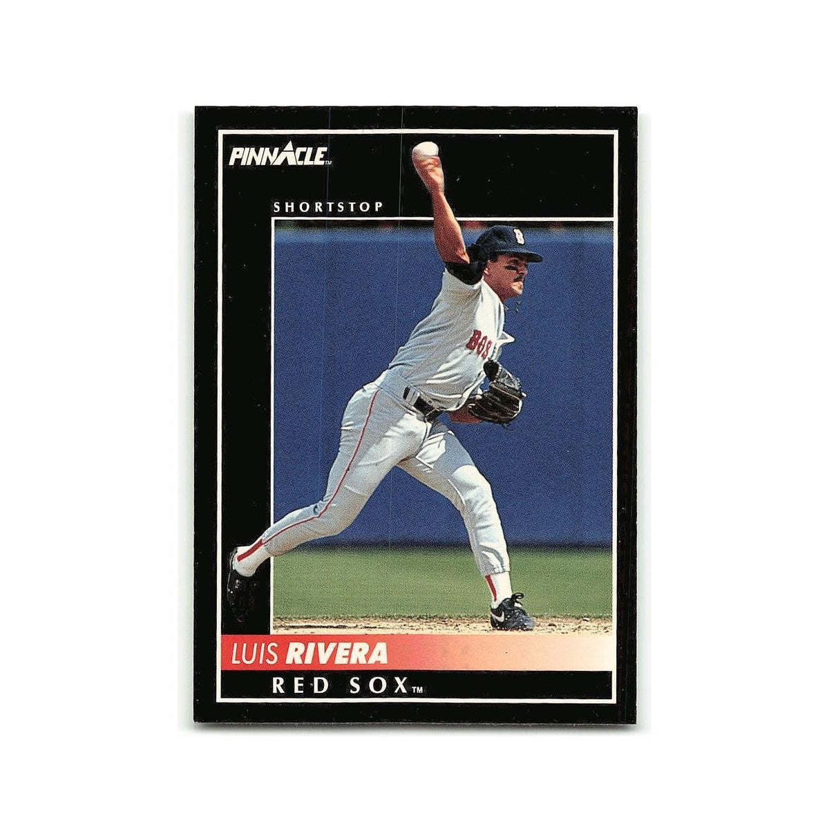 Luis Rivera 1992 Pinnacle #346 Boston Red Sox Baseball Card NM