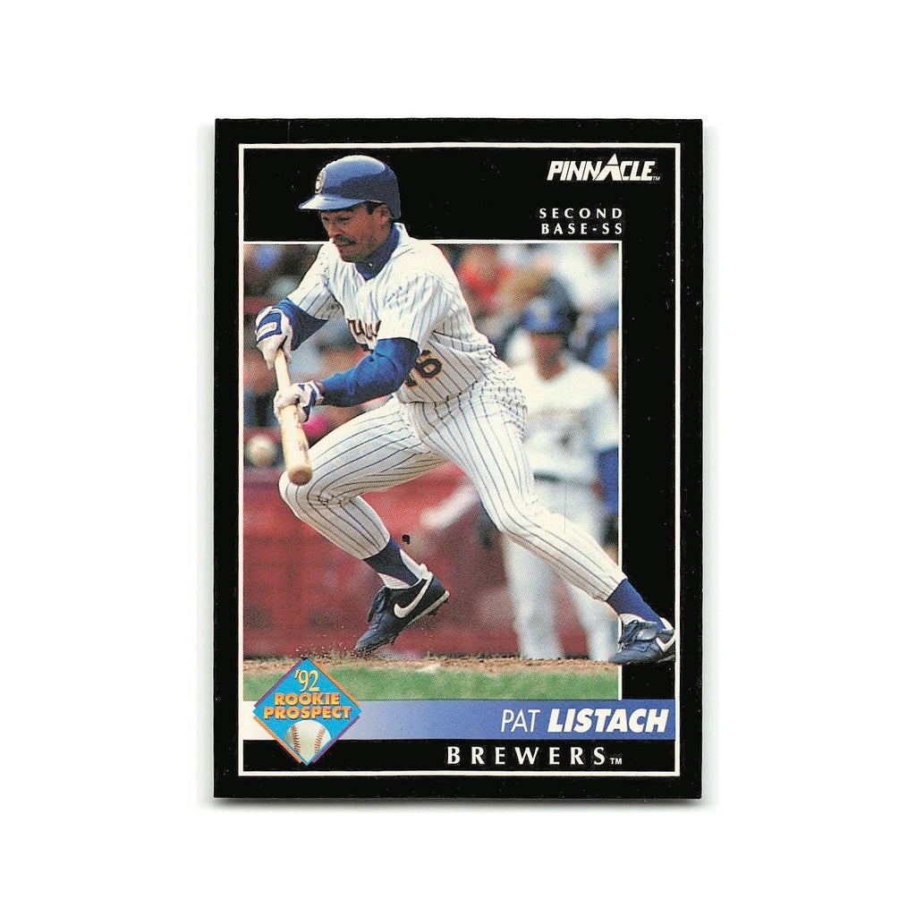 Pat Listach Rookie 1992 Pinnacle #562 Milwaukee Brewers Baseball Card NM