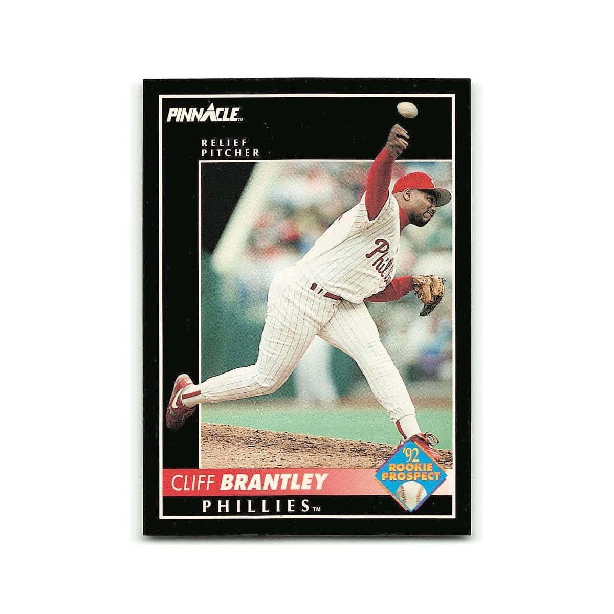 Cliff Brantley Rookie 1992 Pinnacle #557 Philadelphia Phillies Baseball Card NM