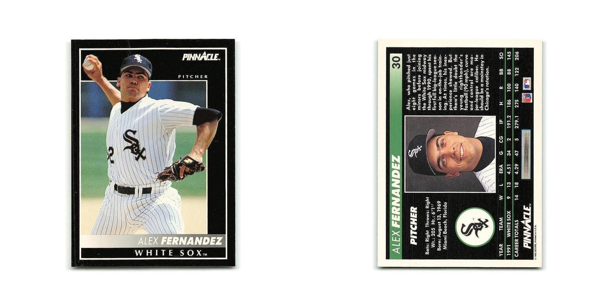 Alex Fernandez 1992 Pinnacle #30 Chicago White Sox Baseball Card NM