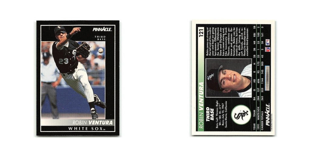 Robin Ventura 1992 Pinnacle #121 Chicago White Sox Baseball Card NM