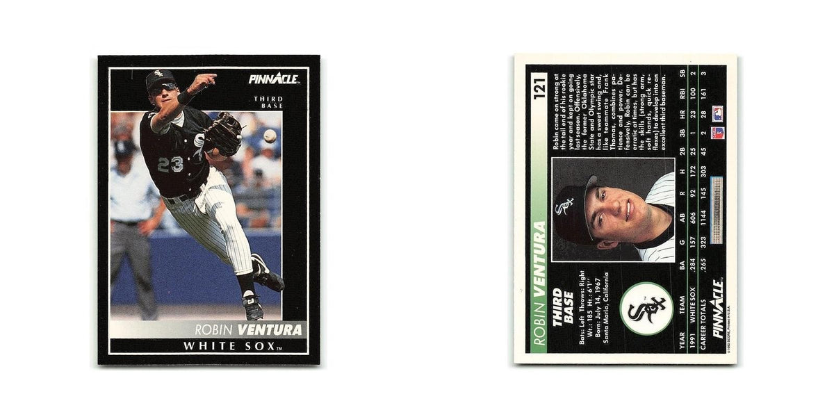 Robin Ventura 1992 Pinnacle #121 Chicago White Sox Baseball Card NM