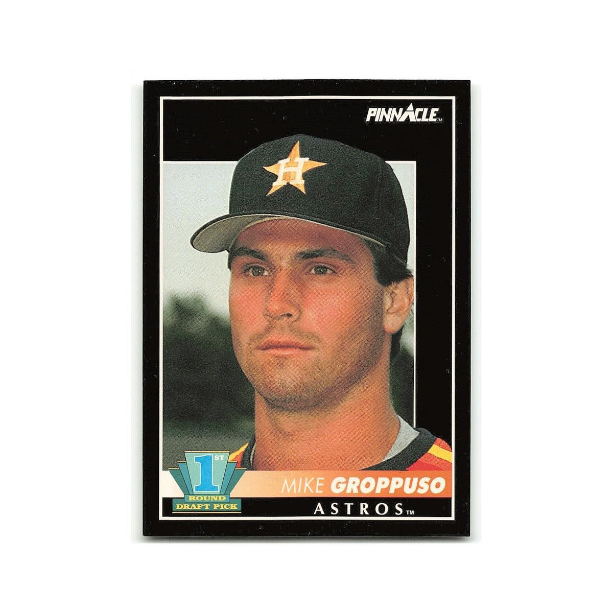 Mike Groppuso Rookie 1992 Pinnacle #543 Houston Astros Baseball Card NM