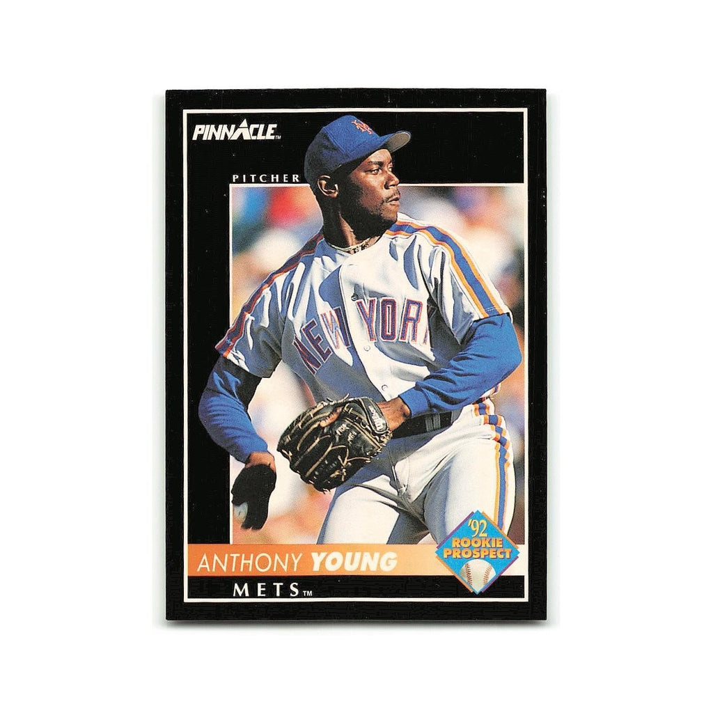 Anthony Young Rookie 1992 Pinnacle #558 New York Mets Baseball Card NM