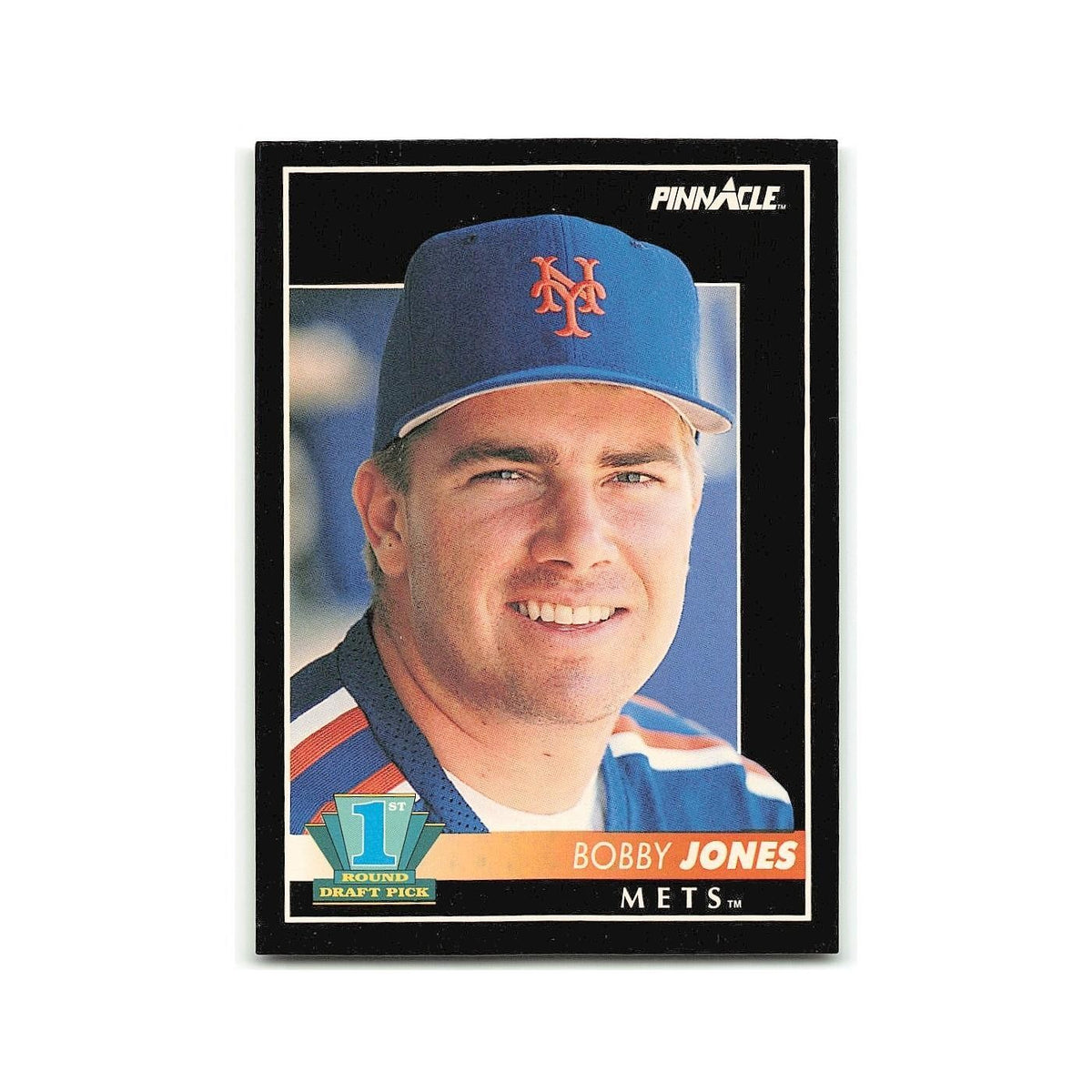 Bobby Jones Rookie 1992 Pinnacle #548 New York Mets Baseball Card NM