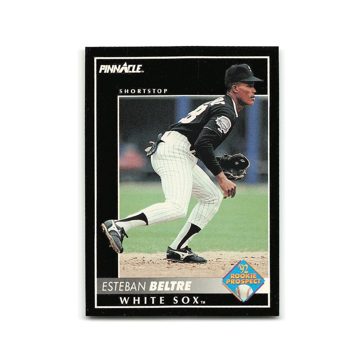 Esteban Beltre Rookie 1992 Pinnacle #535 Chicago White Sox Baseball Card NM