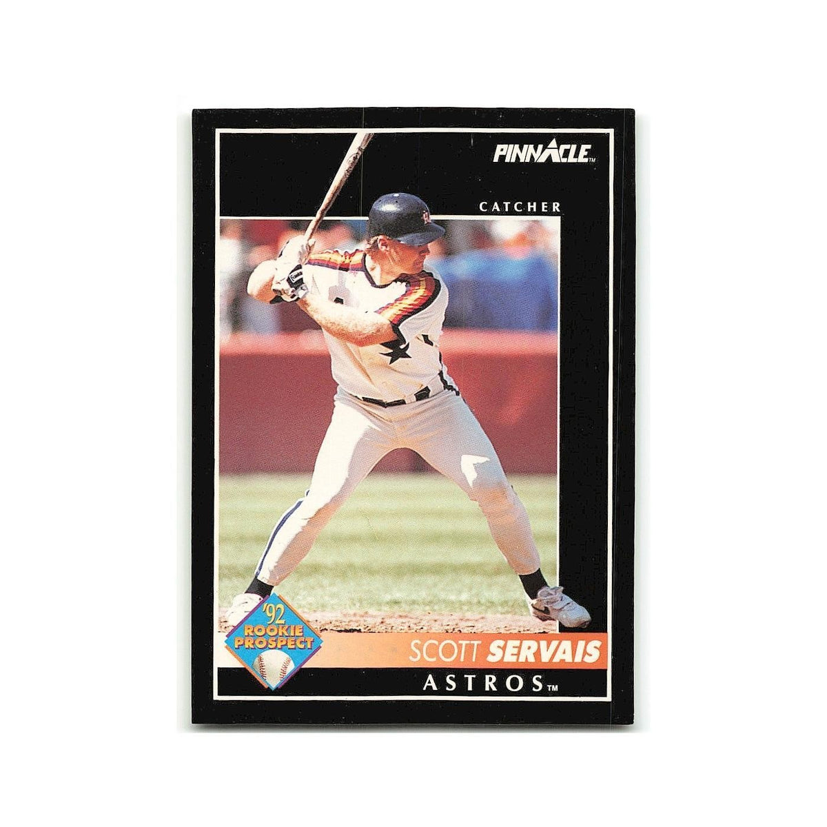 Scott Servais Rookie 1992 Pinnacle #255 Houston Astros Baseball Card NM