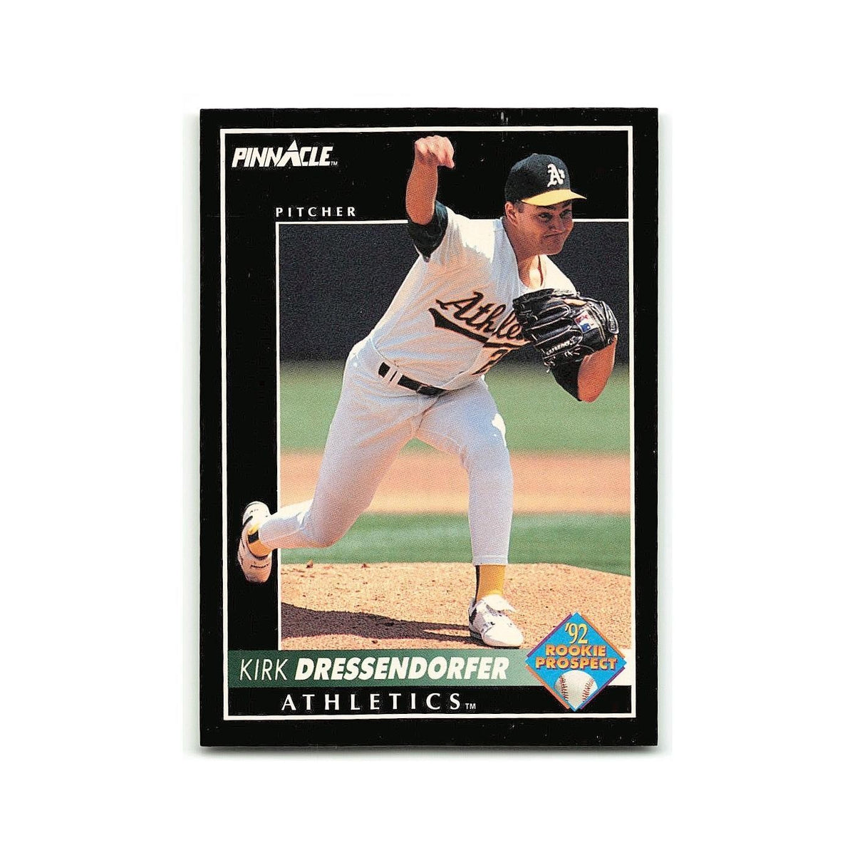 Kirk Dressendorfer Rookie 1992 Pinnacle #270 Oakland Athletics Baseball Card NM